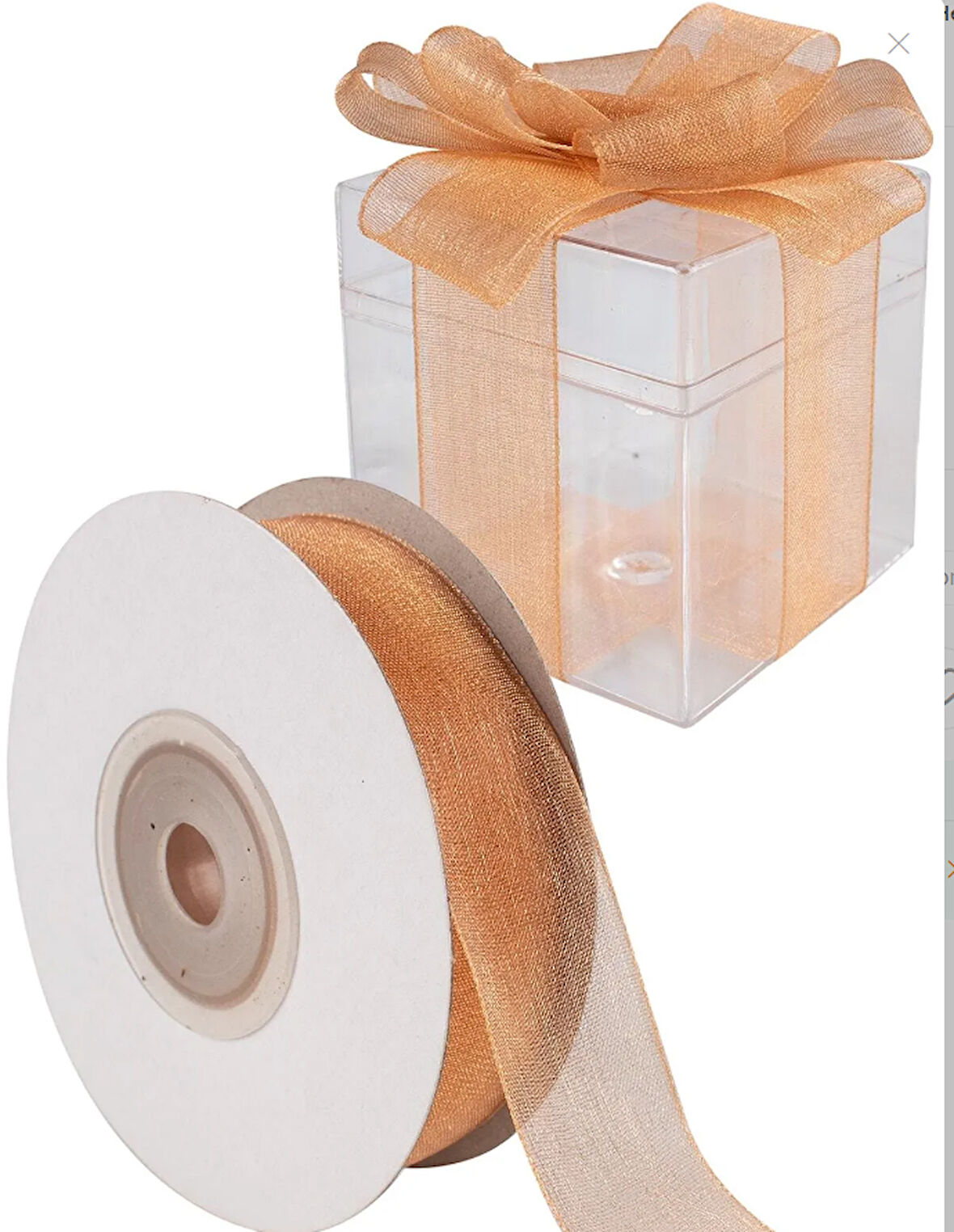 KAHVE ORGANZE 0,6 MM KURDELA 75 METRE