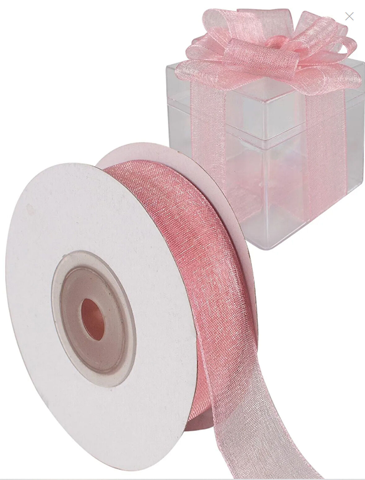 PEMBE ORGANZE 0,6 MM KURDELA 75 METRE