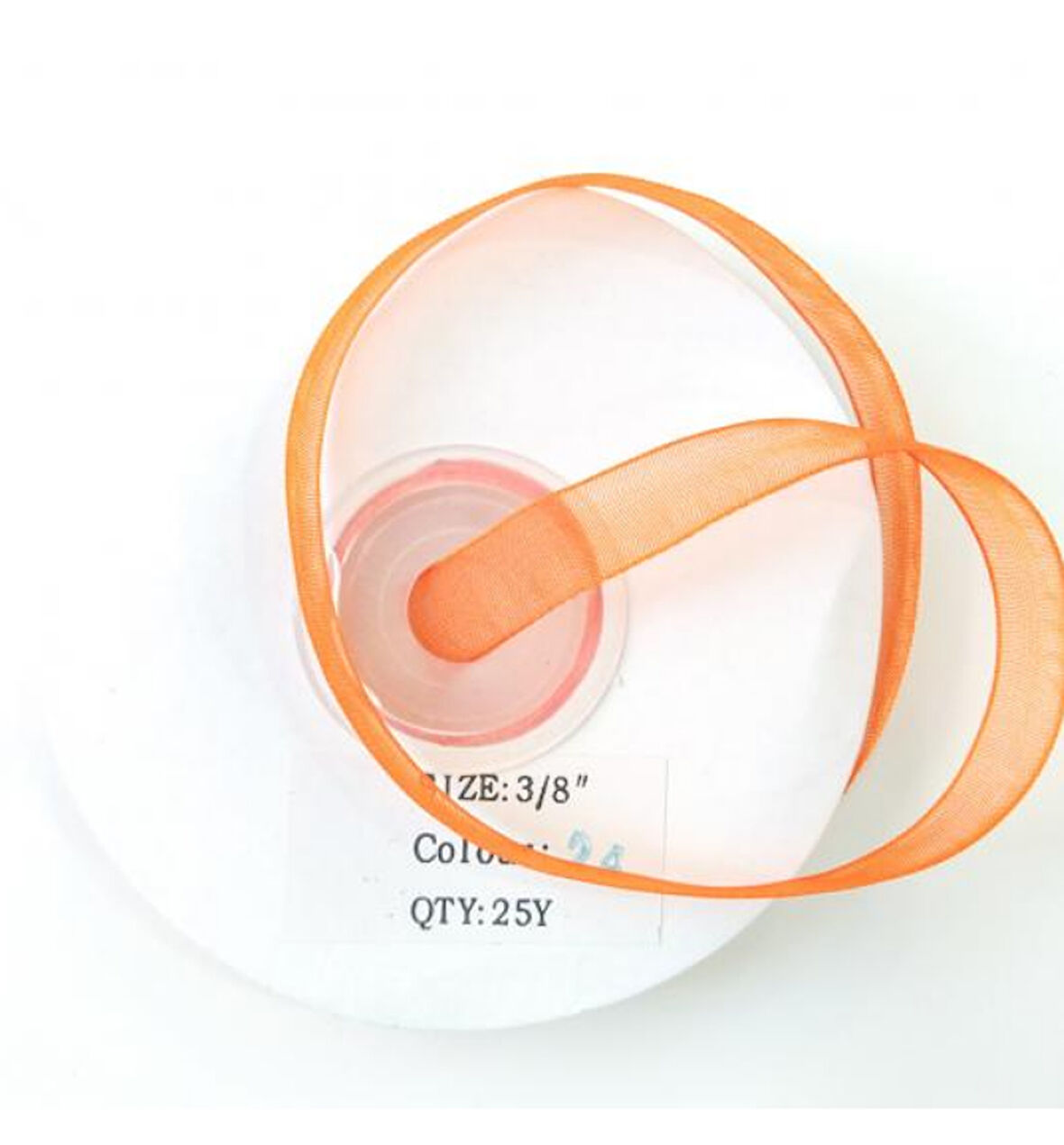 TURUNCU ORGANZE 0,6 MM KURDELA 25 METRE