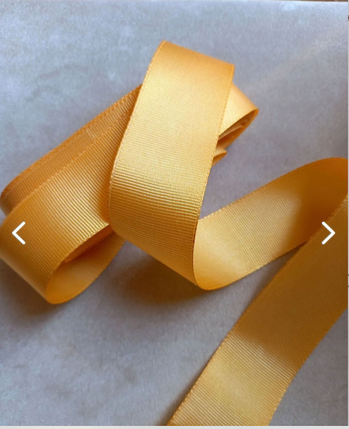 ALTIN SARI 1 cm KURDELA GROGREN 10 metre 3 ADET