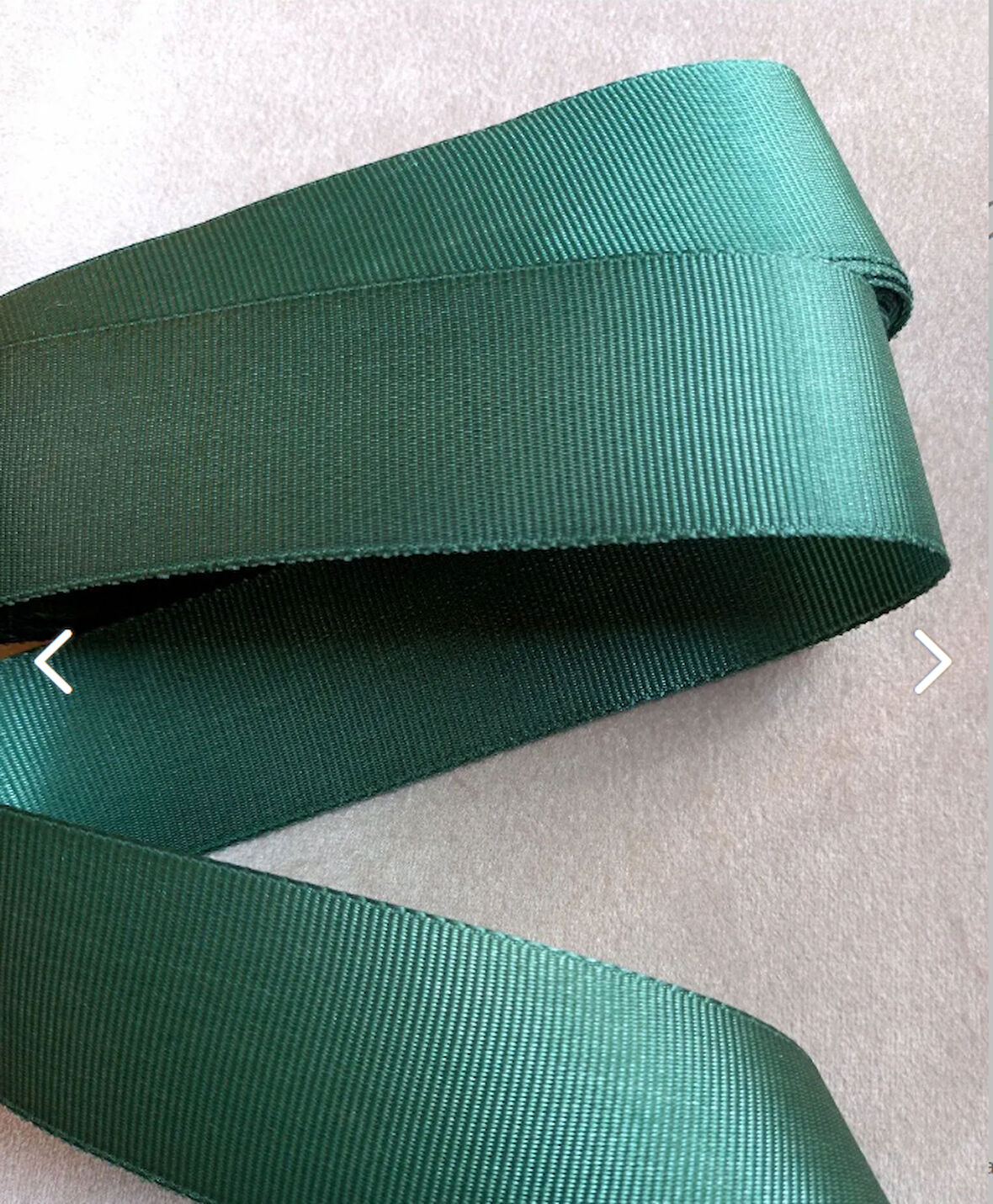 YAPRAK YEŞİL 1 cm KURDELA GROGREN 10 metre 1 ADET