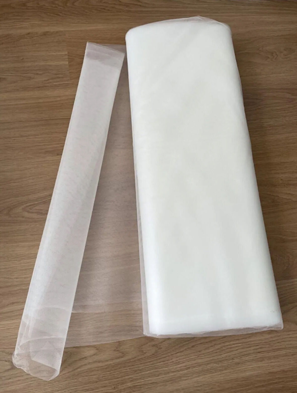 BEYAZ  KRİSTAL TÜL 1 MT  BOY 3 MT EN