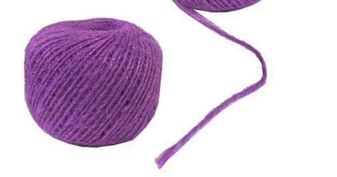 MOR RENKLİ JÜT İPİ 100 GR 1 ADET