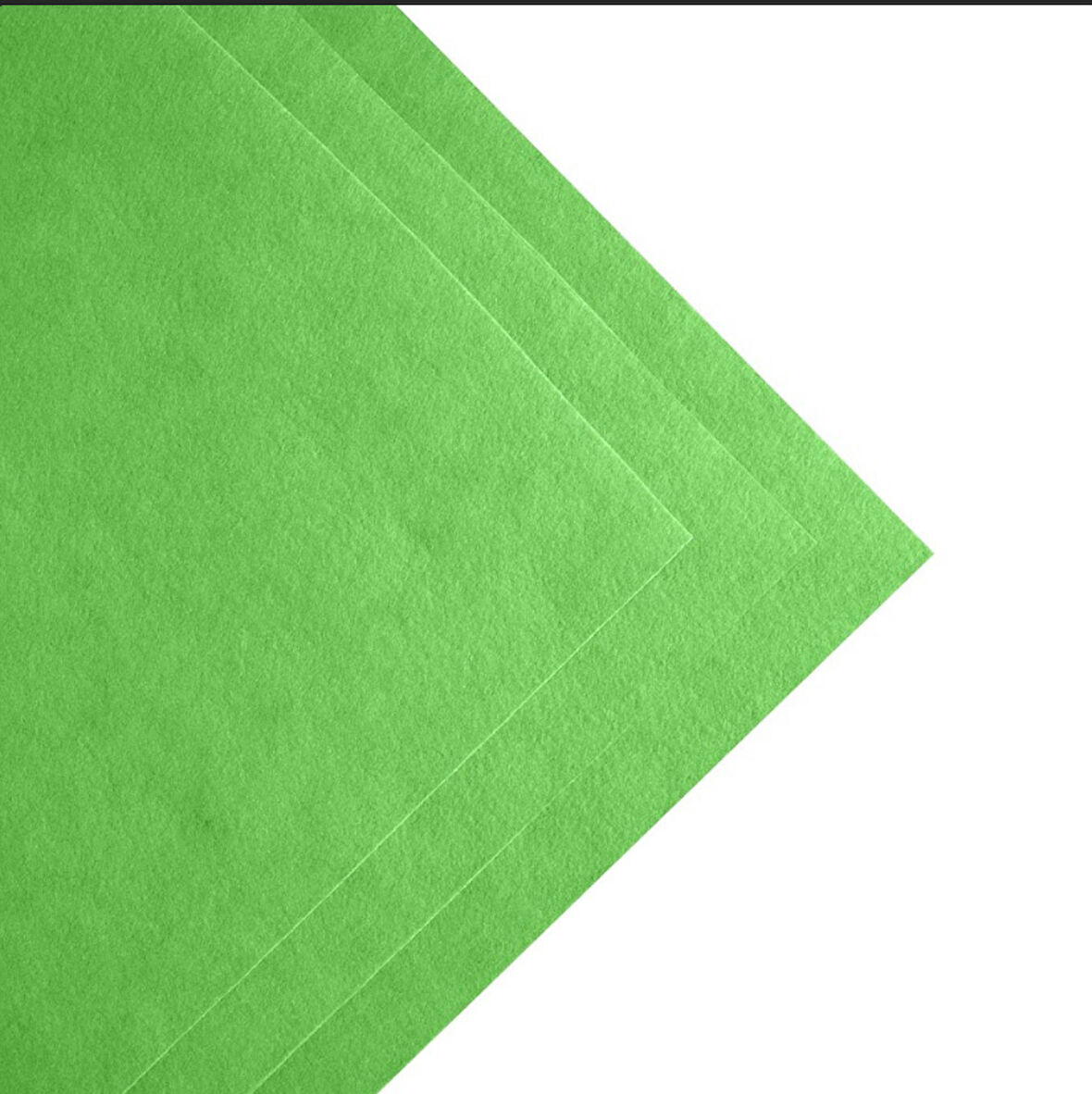 YAPRAK YEŞİL İNCE KEÇE 50*42 1 ADET