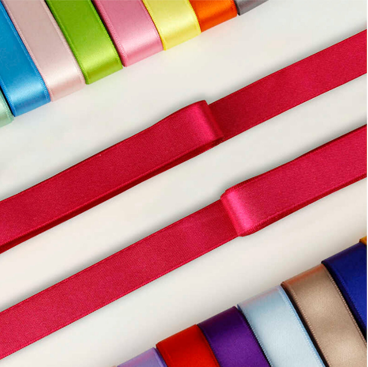 FUŞYA 2 CM SATEN KURDELA 1 ADET