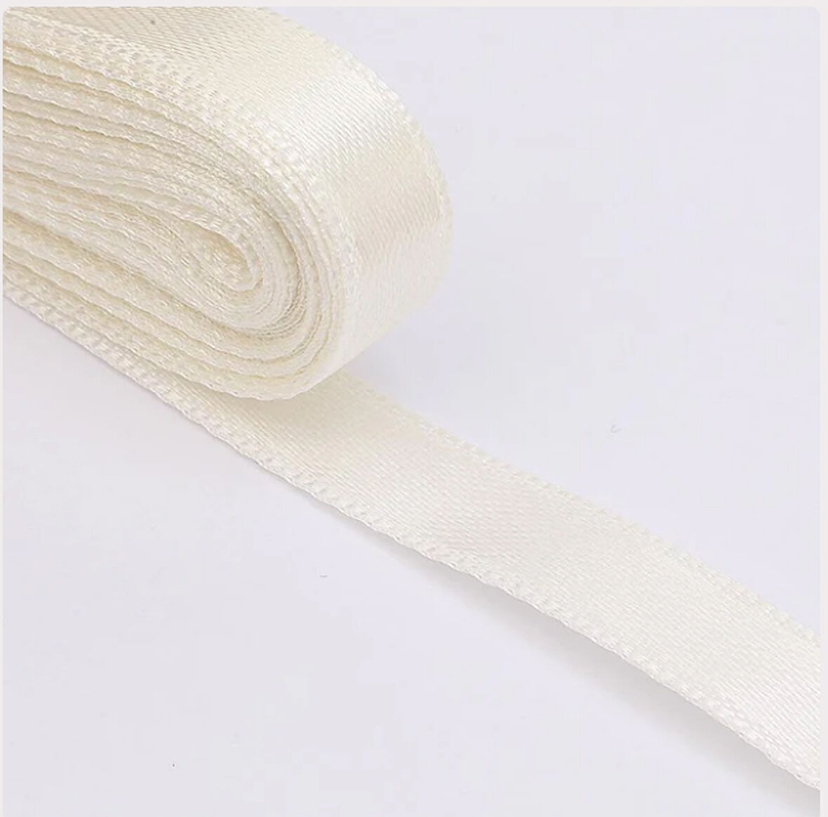 KREM  2 CM SATEN KURDELA 1 ADET