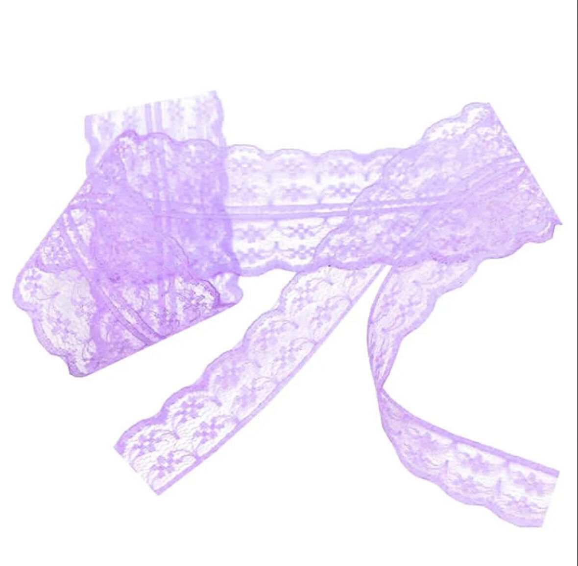 MÜRDÜM  RENK 2 CM TEK SIRA GİPÜRLÜ DANTEL KURDELA  3 ADET