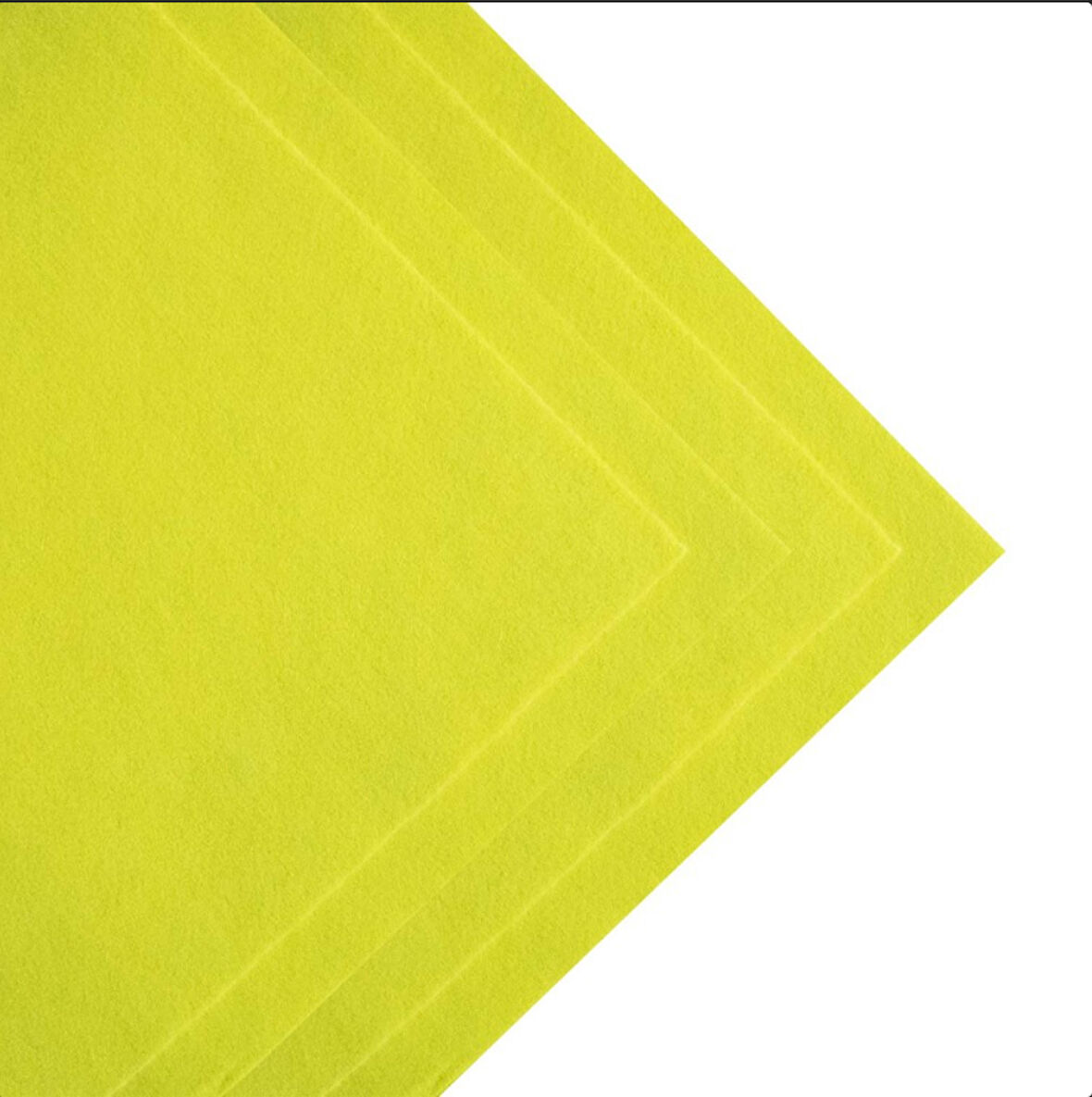 sarı kalın keçe 50*50 cm 1 adet