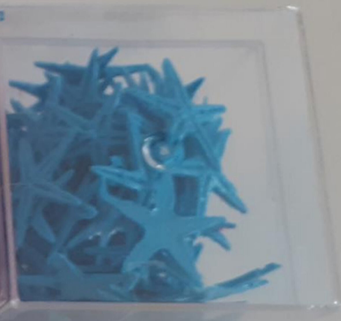 Açık mavi Minik Deniz yıldızı 100 lü kutu