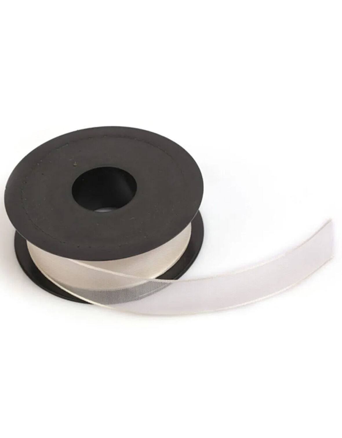 ekru   şifon kurdele 2,5 cm x 25m  1 adet