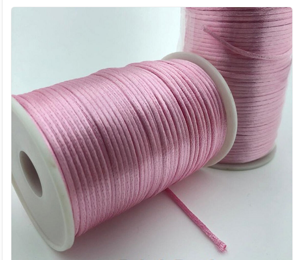 BEBEK PEMBE İNCE FİLOŞ İP 2 MM  1 TOP