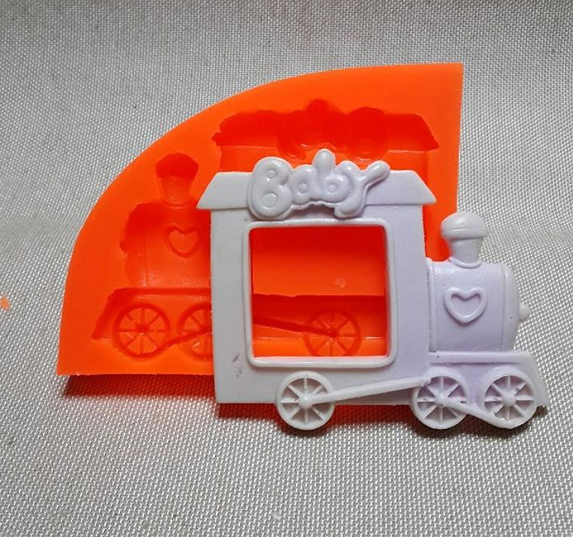 Baby Tren Sabun Kalıbı ve Kokulu Taş Kalıbı