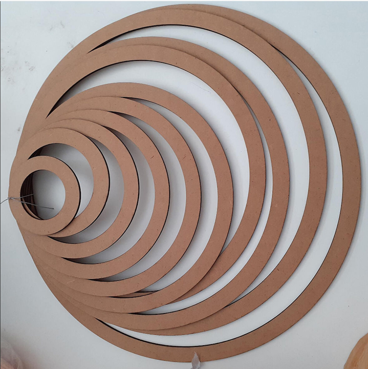 10 adet düş kapanı mdf halka 35 cm