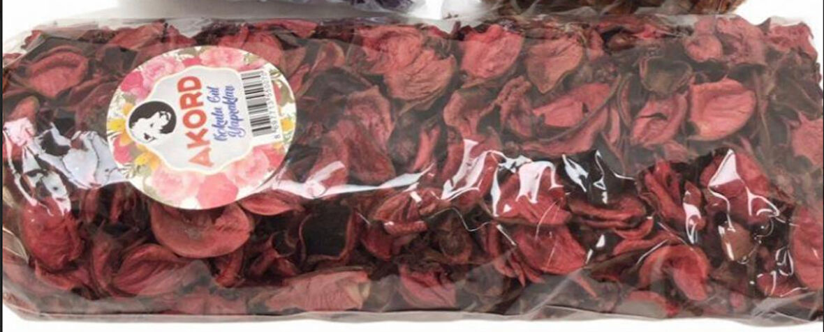 Kırmızı  Kuru gül yaprağı