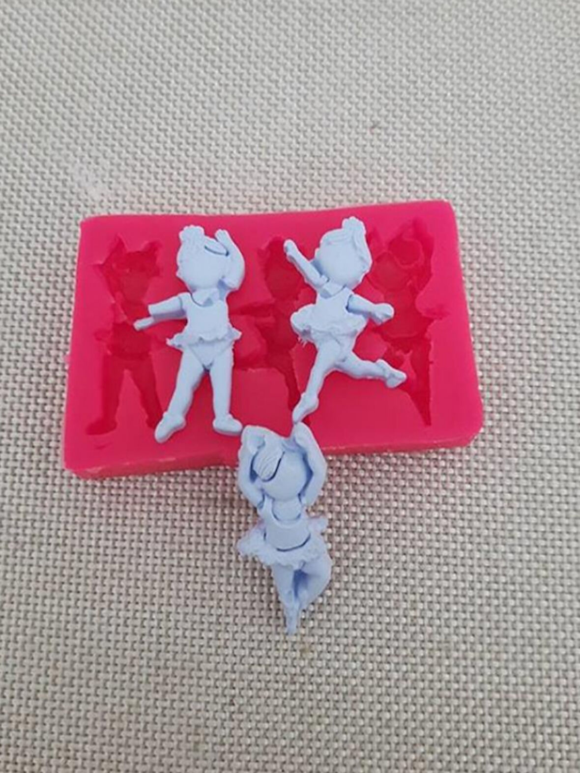 3'lü Dansçı Kızlar Sabun Kalıbı ve Kokulu Taş Kalıbı