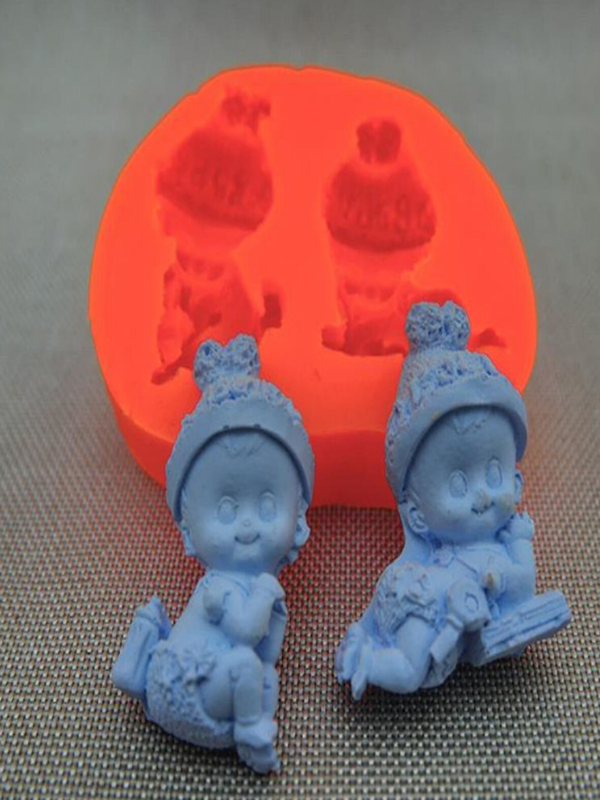 2'li Bebek Sabun Kalıbı ve Kokulu Taş Kalıbı