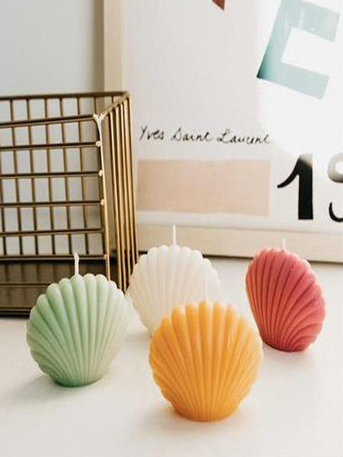 Küçük istiridye silikon mum kalıbı