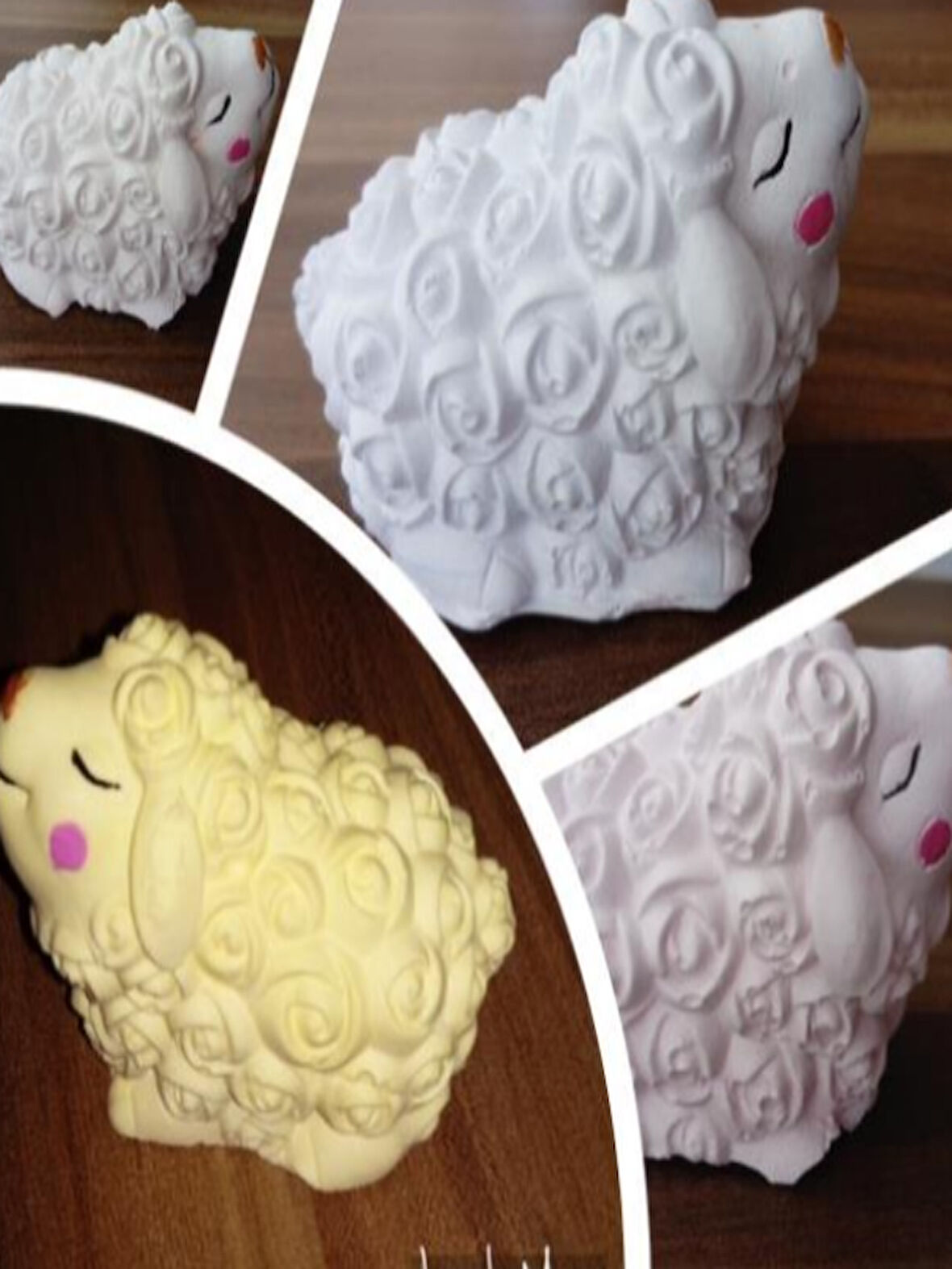 Kıvırcık kuzu sabun ve kokulu taş kalıbı YENİ