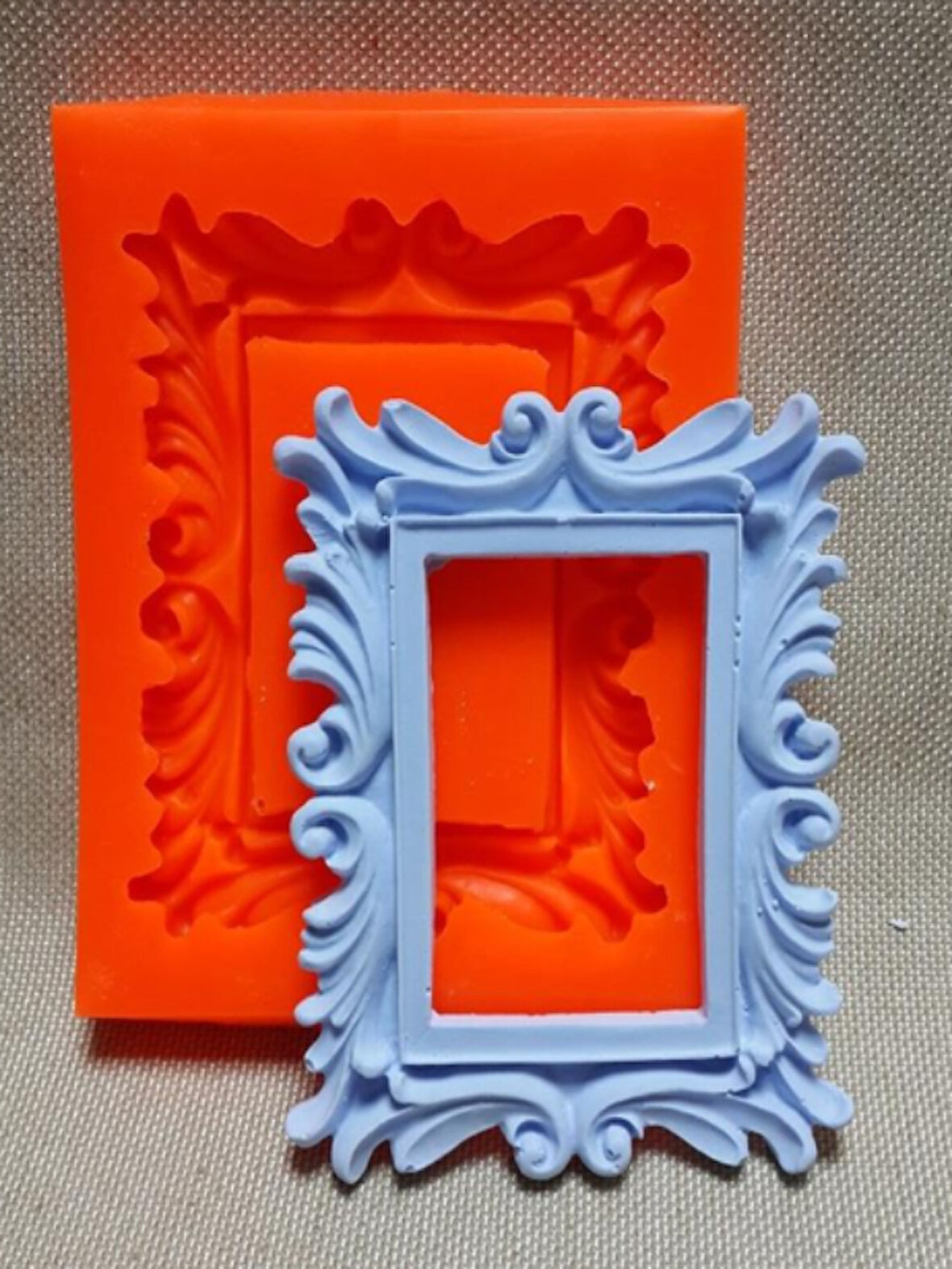 desenli çerçeve kokulu taş kalıbı