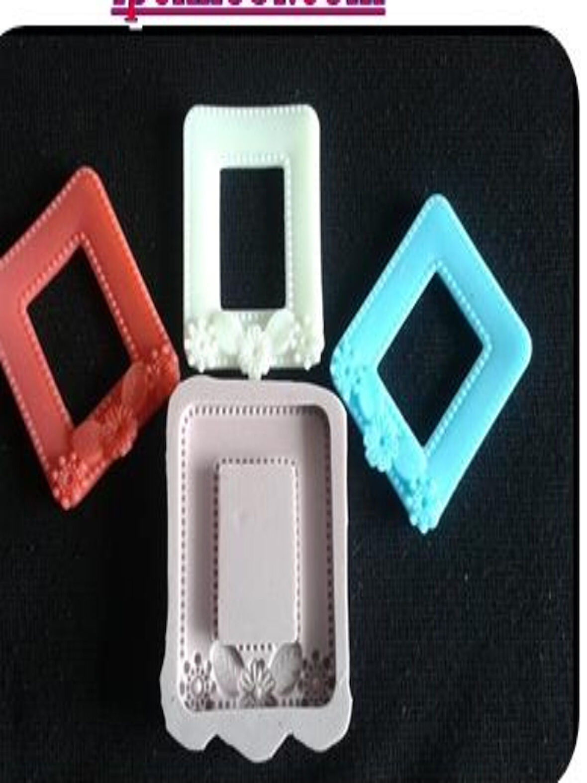 SİLİKON ÇERÇEVE SABUN KOKULU TAŞ KALIBI