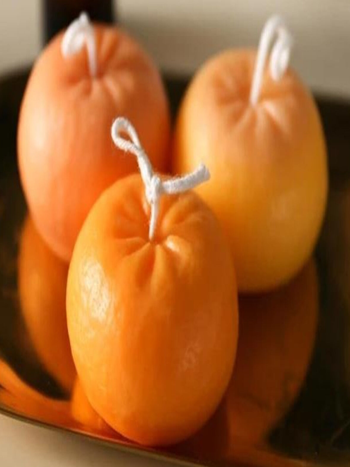 Mandalina mum ve sabun kalıbı