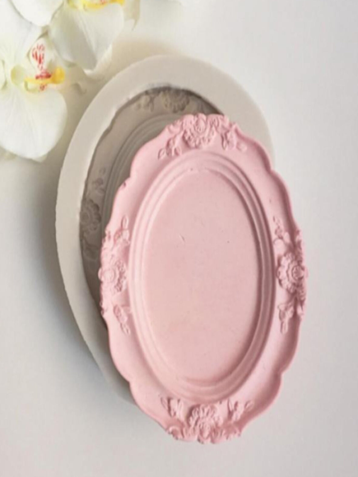 4 GÜLLÜ ÇERÇEVE KOKULU TAŞ KALIBI