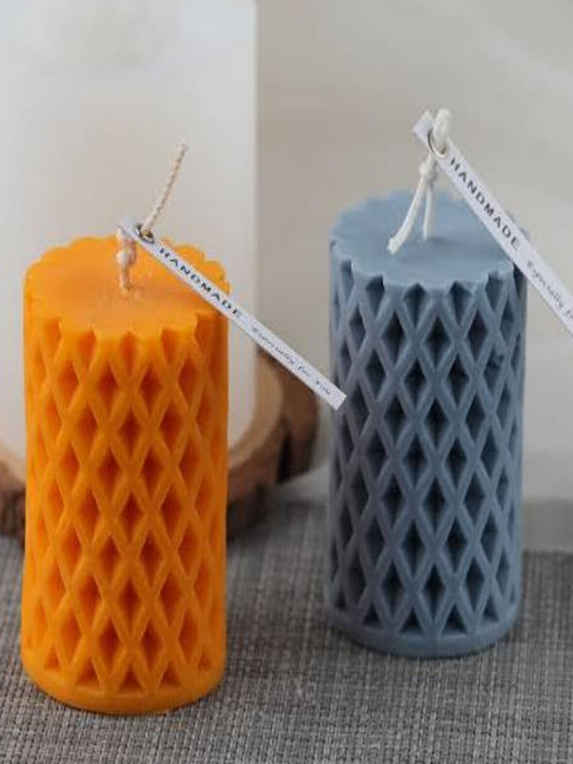 Balmumu model silikon mum ve kokulu taş kalıp