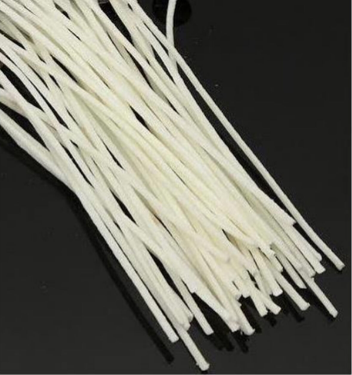 Sert mum fitili 50 lu paket (25 cm)  ince