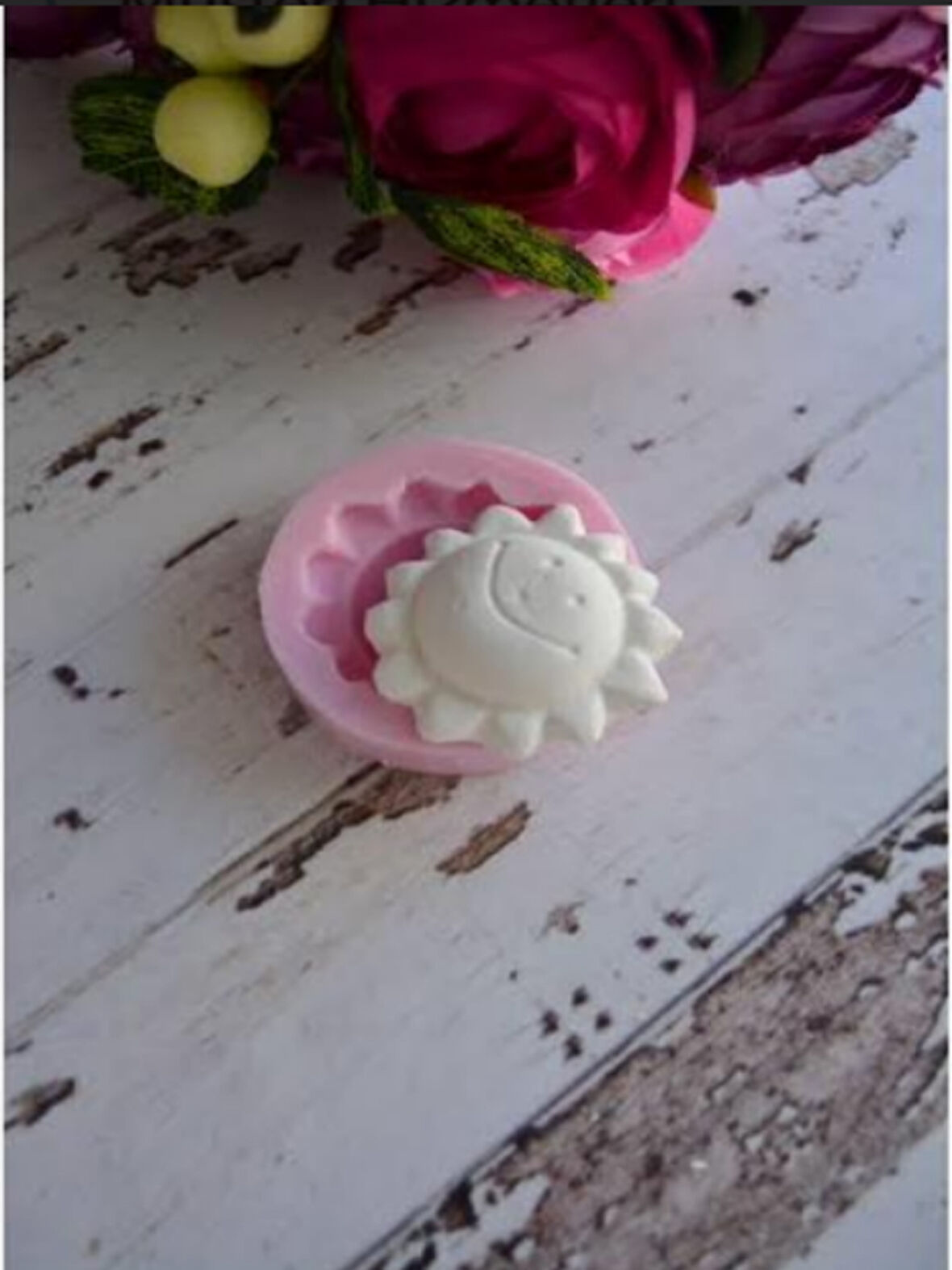 Gülen güneş silikon kalıp 3 cm