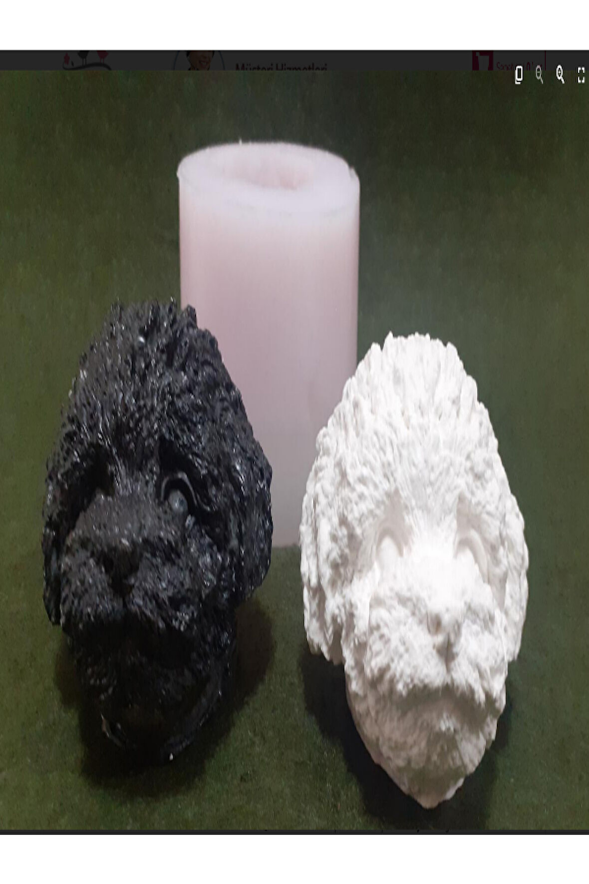 Köpek baş silikon kalıp