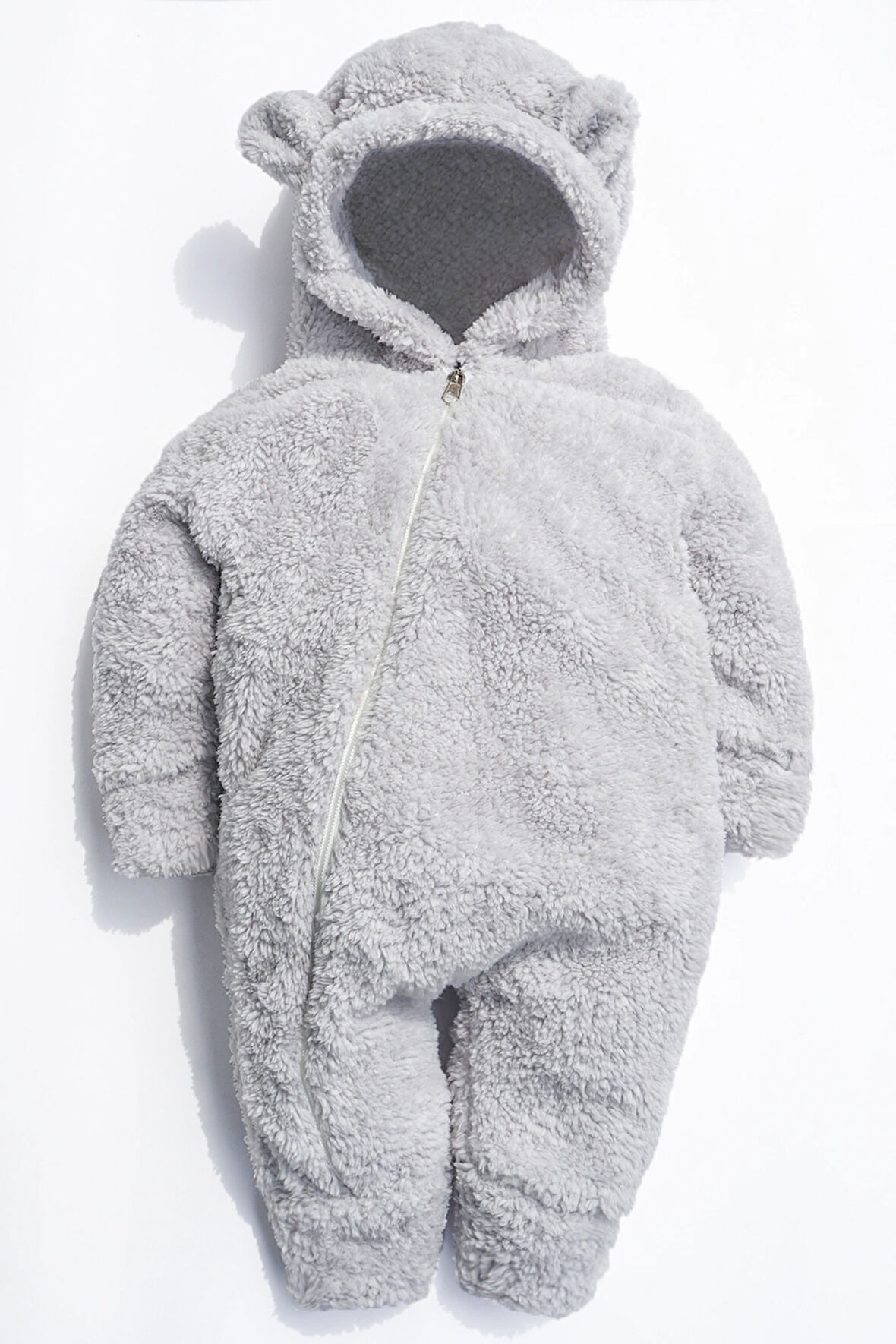 Kız Erkek Bebek Ve Çocuk Kapüşonlu Ayı Tulum