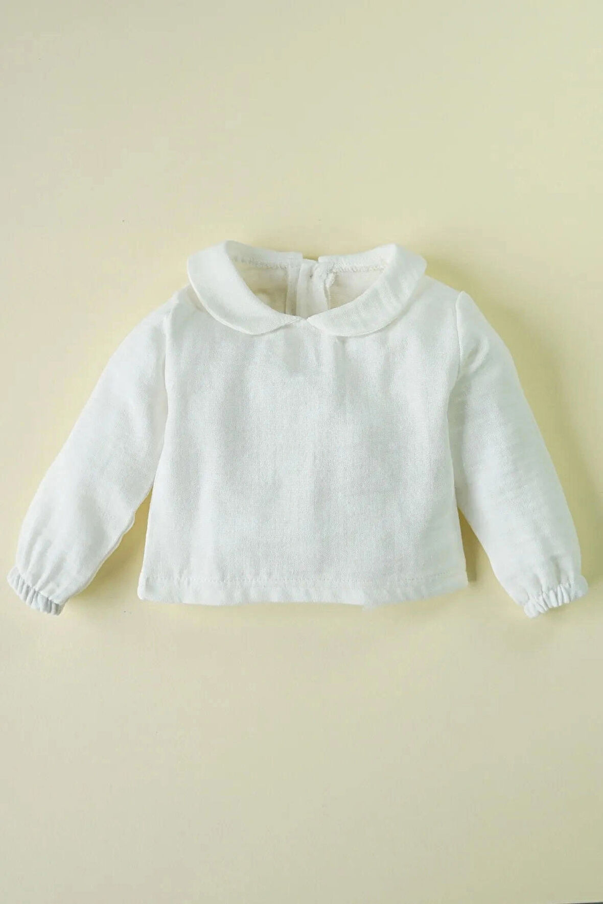 Kız Bebek Ve Çocuk Lastikli Uzun Kol Müslin Gömlek