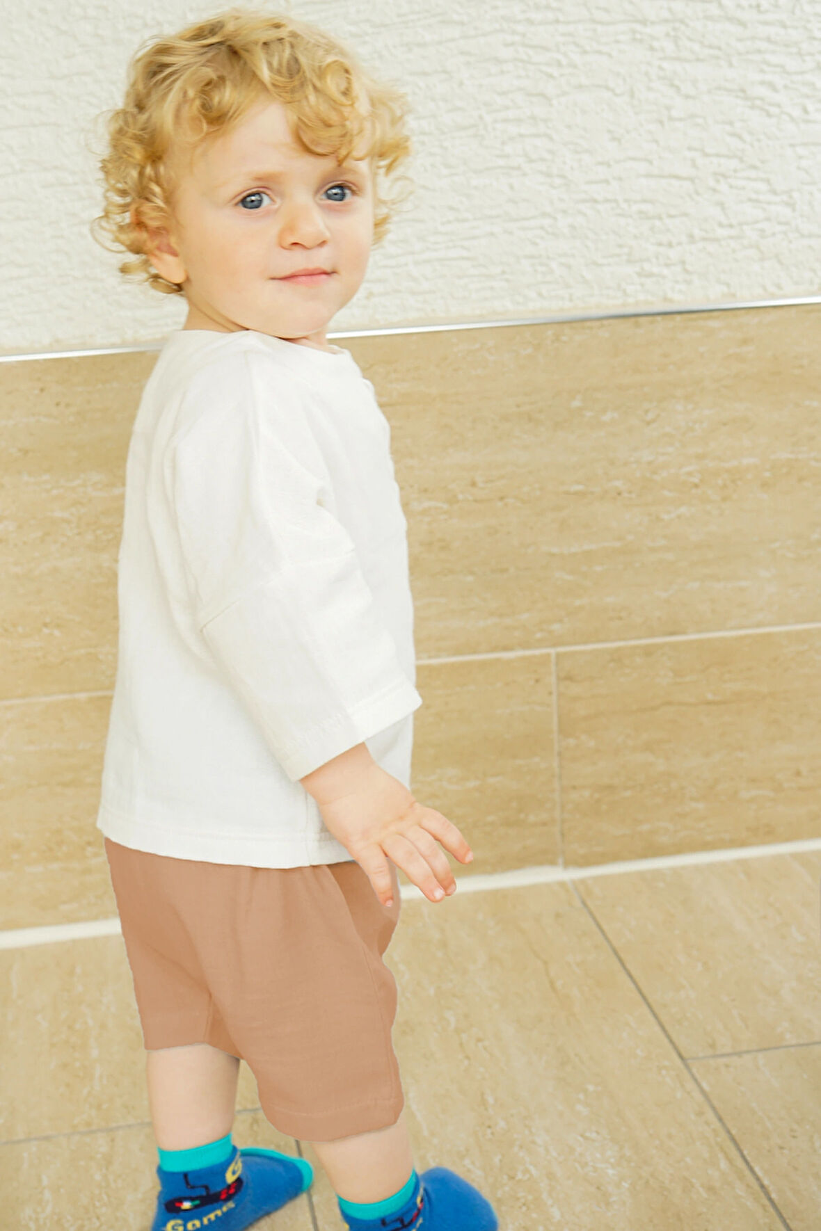 Erkek Bebek Ve Çocuk Müslin Oversize İkili Takım