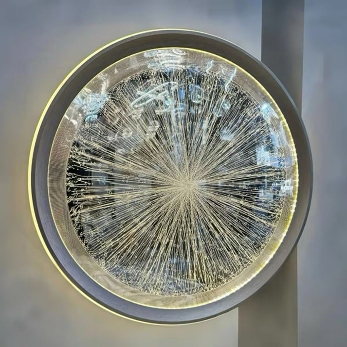 Iris Ledli Kumandalı Tavan Avizesi 3 Işık Renk Tonu (Sarı, Beyaz ve Günışığı) Kumanda Ile Gece Modu