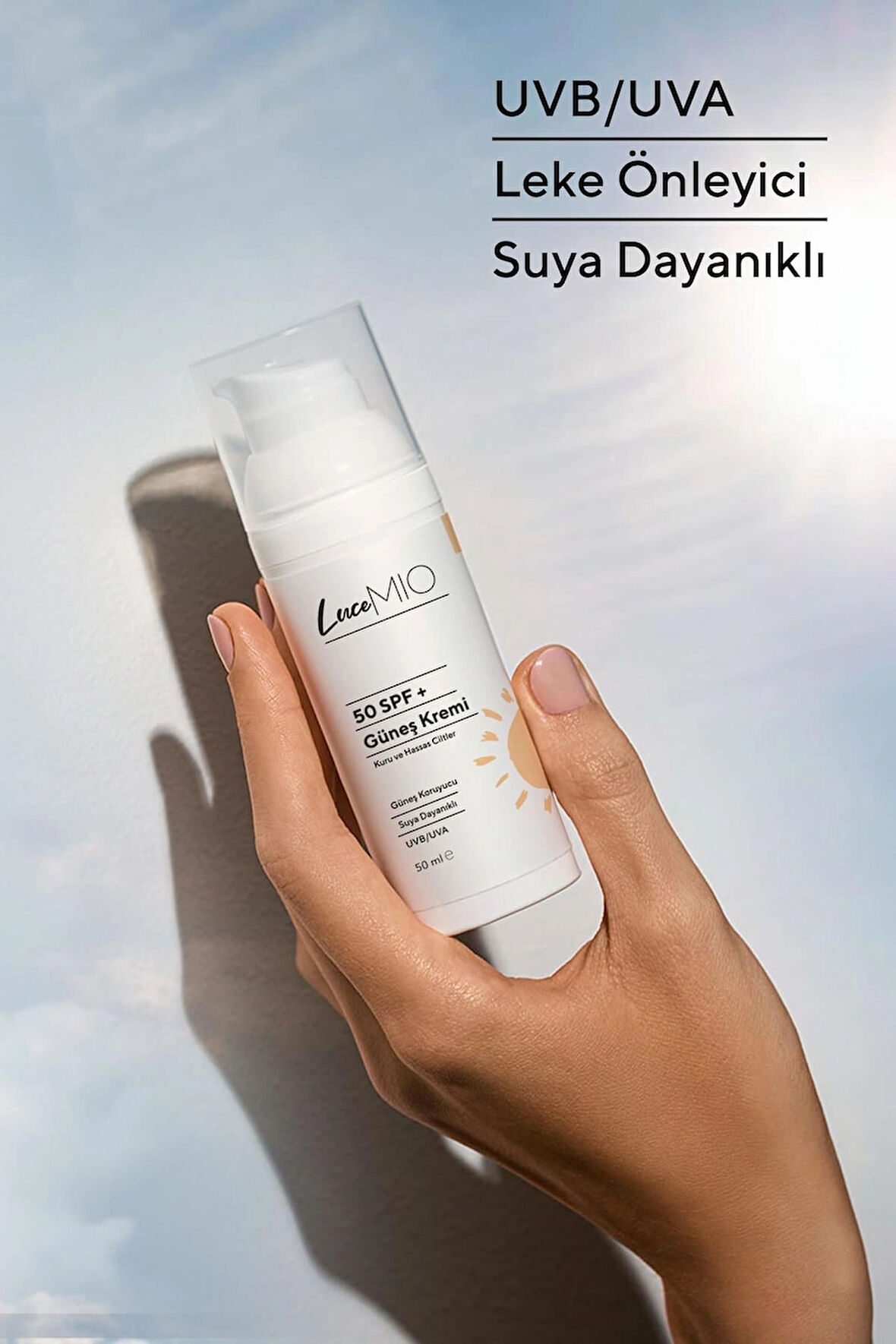LuceMio SPF 50 + Güneş Koruyucu Krem