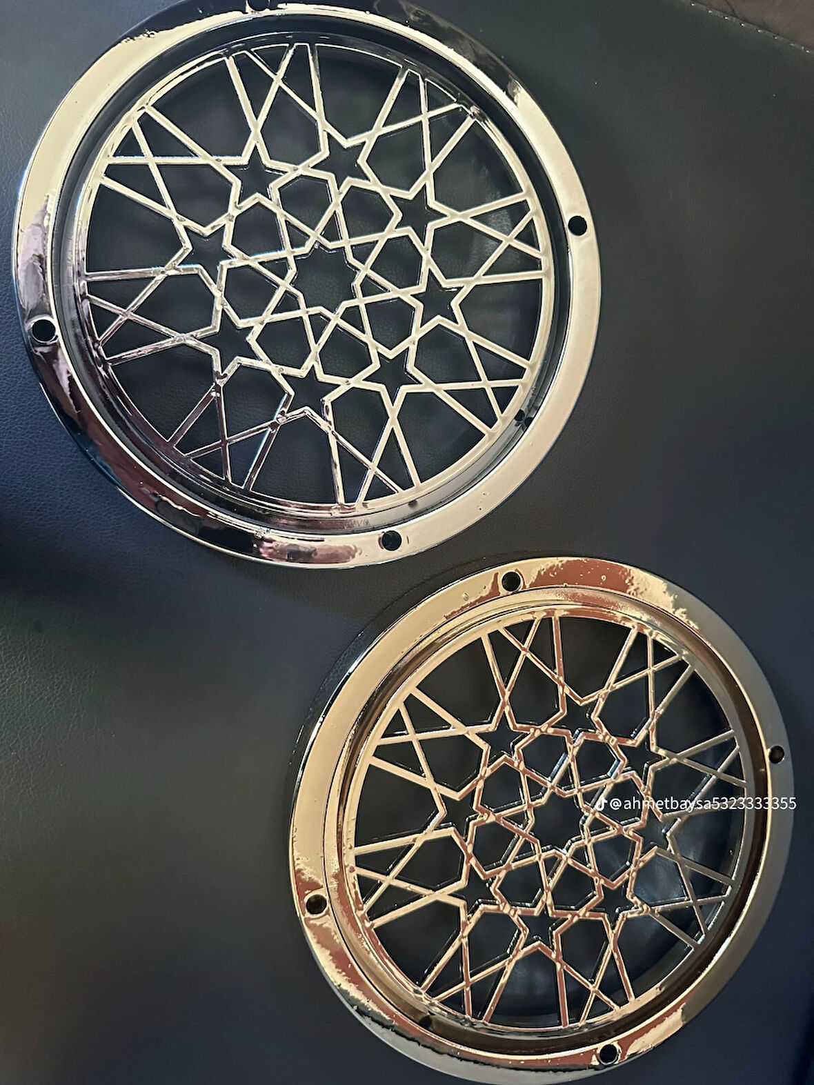 Led Işıklı Hoparlör Kapağı Seti 16 cm 4 adet