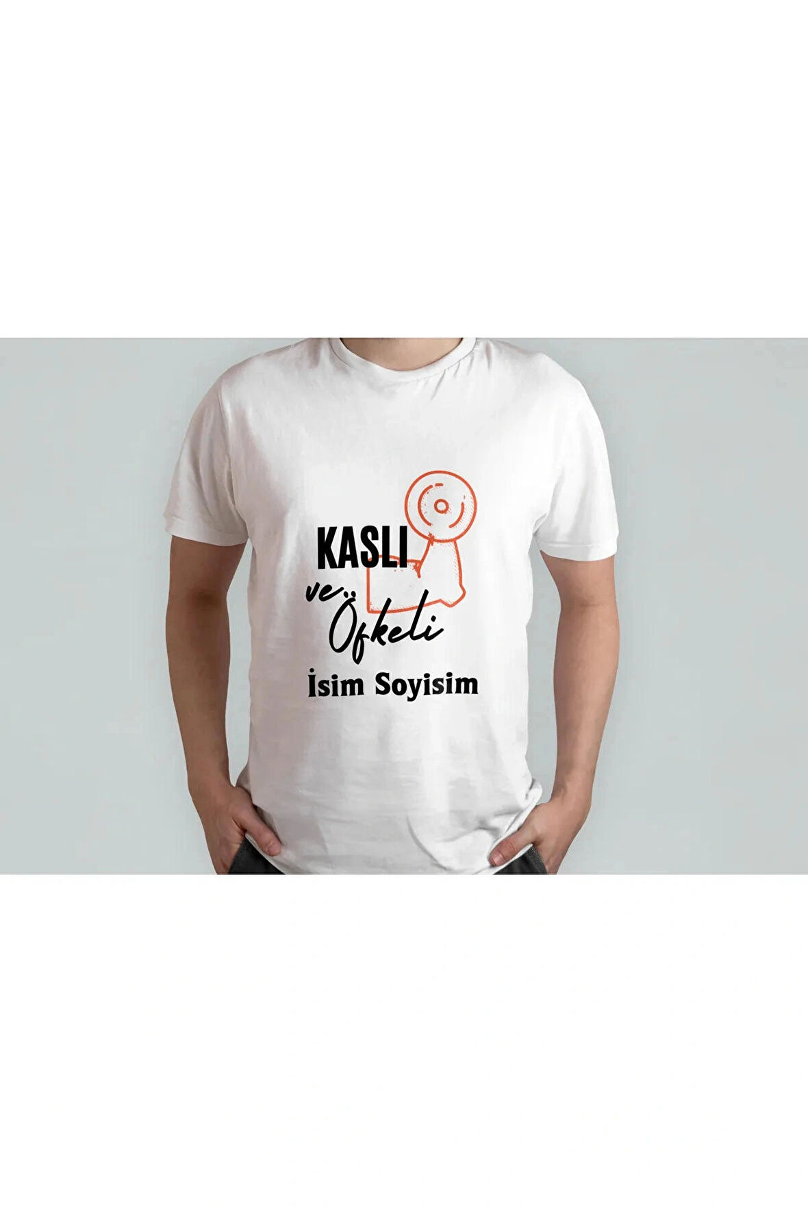 Kaslı ve Öfkeli T-Shirt İsimli L