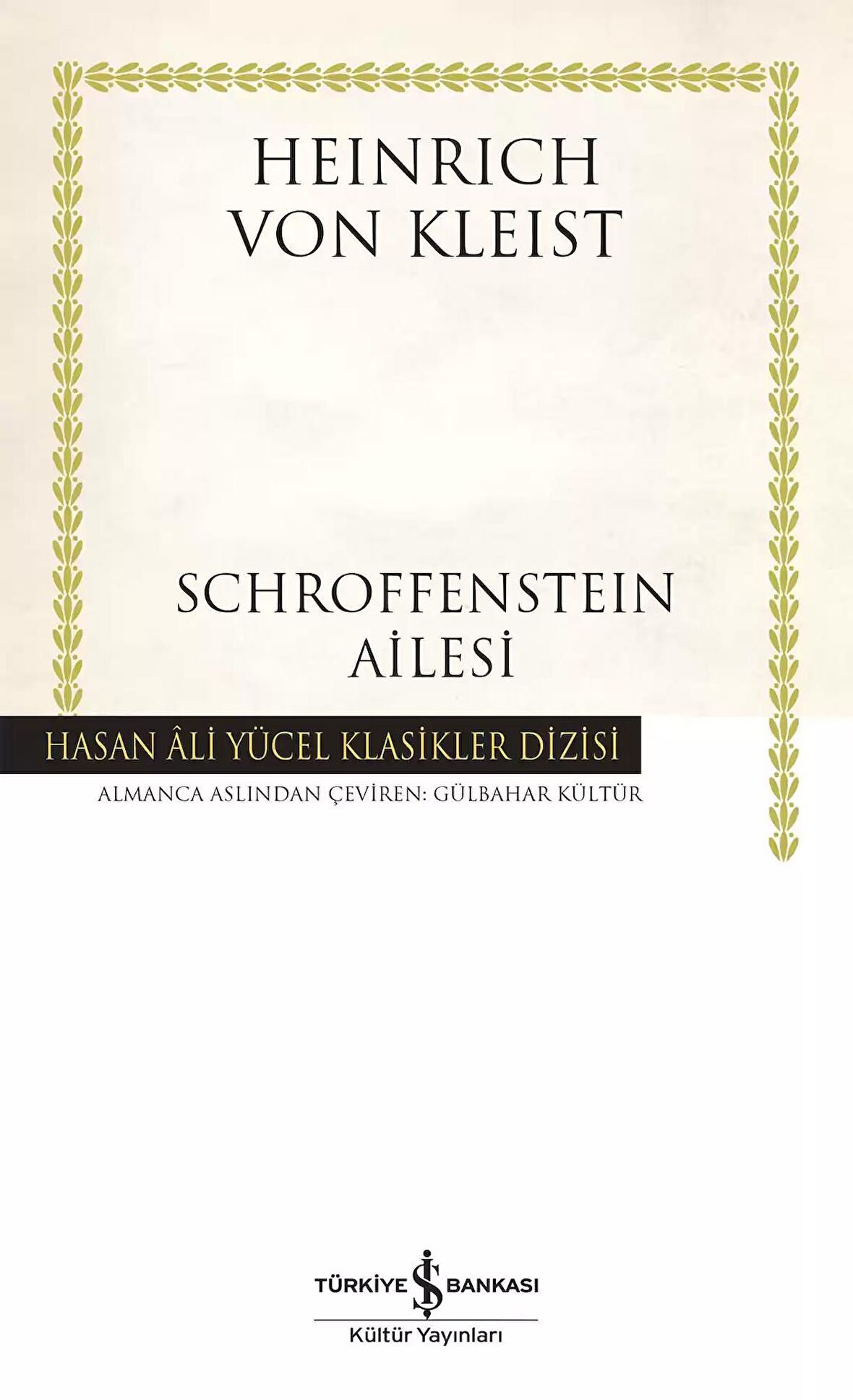 Schroffenstein Ailesi - Ciltli