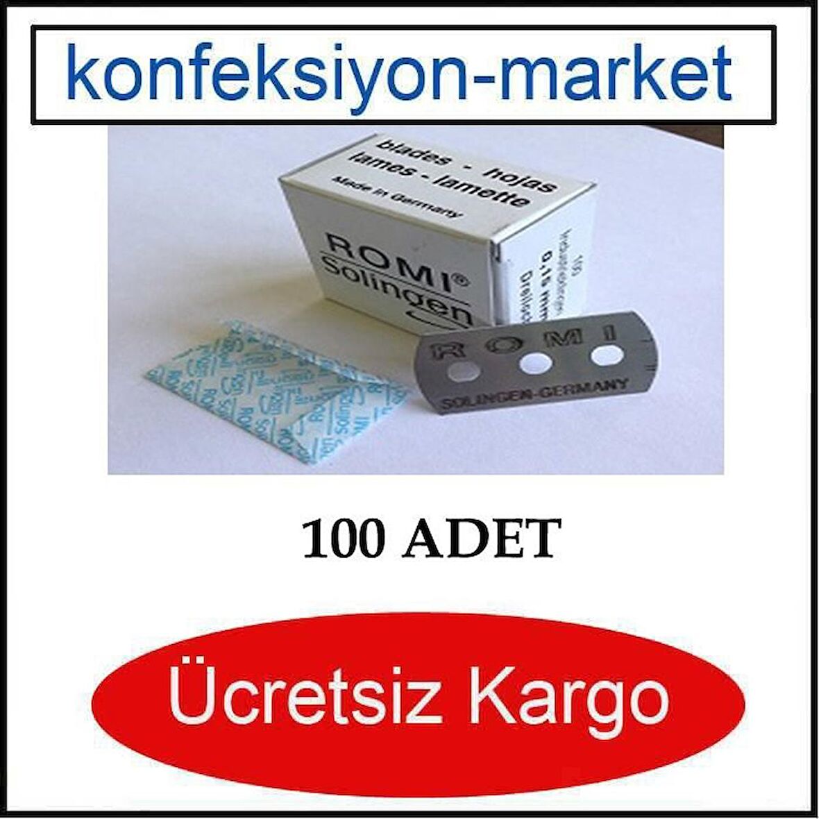 Kumaş Gramaj Aleti Kesici Bıçağı Gramaj Aleti Çok Amaçlı Jilet 100 Adet