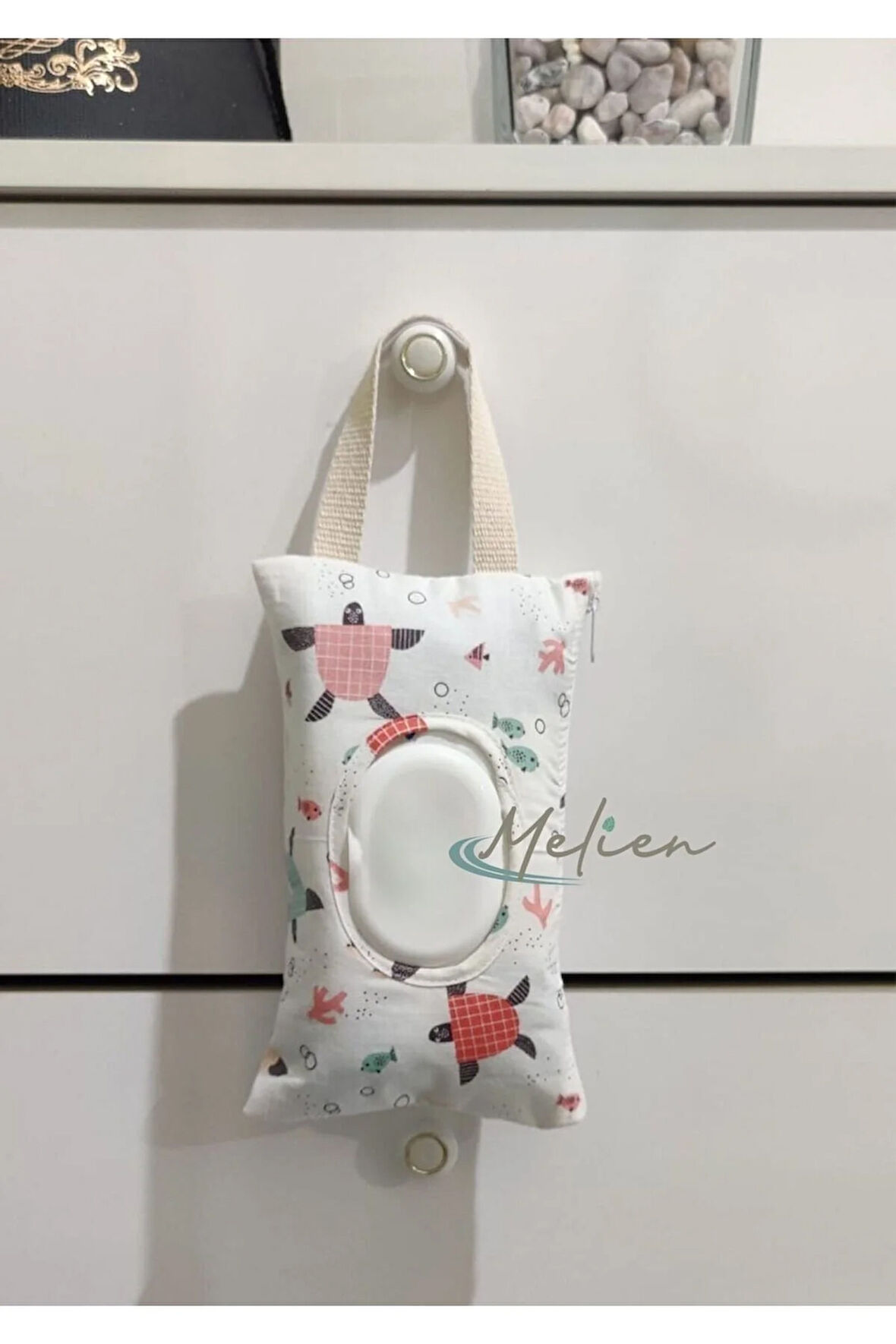 Islak Mendil Saklama Çantası Ev İş Ofis Araba Oto Bebek Arabası Seyahatte Islak Mendil Kutusu Kılıfı