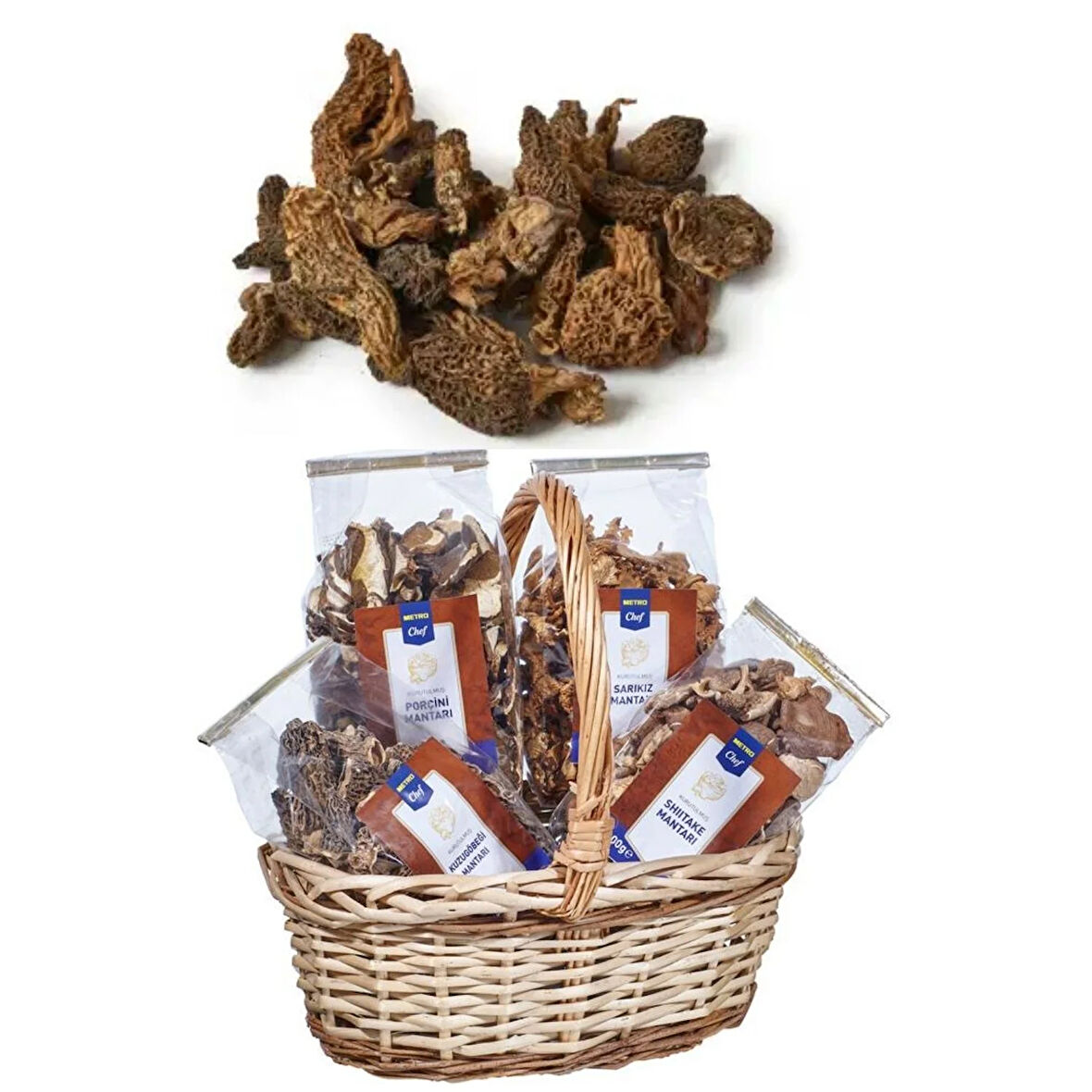 Metro Chef Kuzu Göbeği Mantarı Kurutulmuş 100 gram