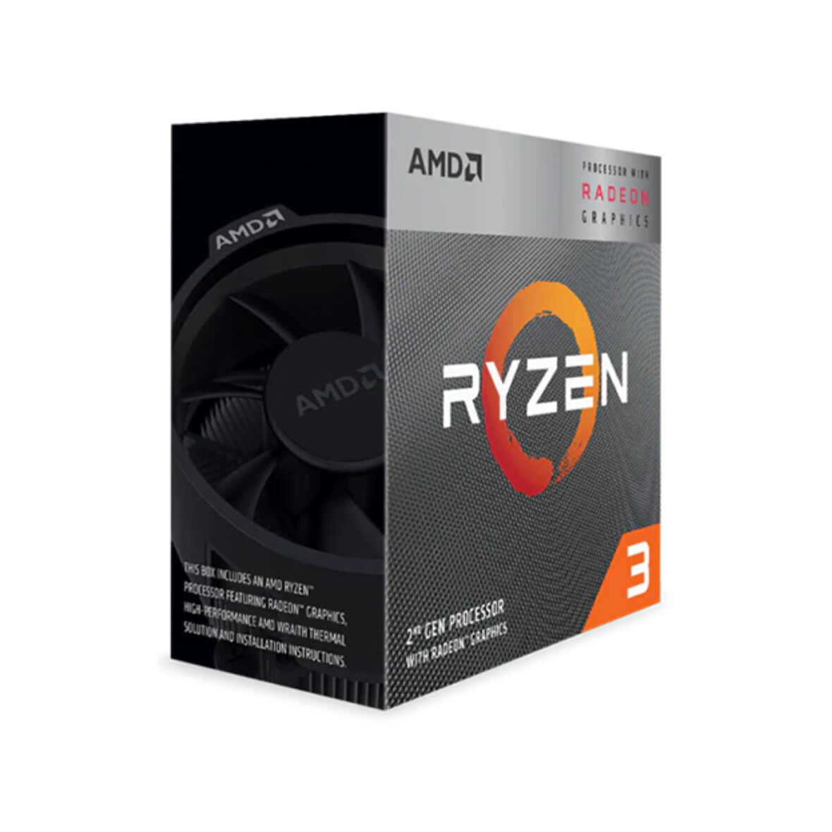AMD RYZEN 3 3200G 3.6/4.0Ghz (A8 Graphics) 65W (BOX) AM4 İşlemci