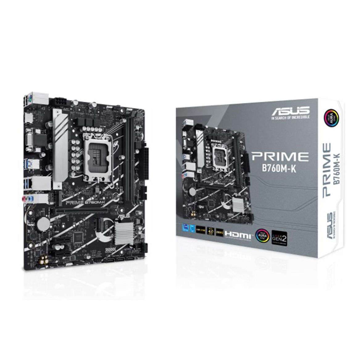 Asus PRIME B760M-K B760 DDR5 M.2 USB3.2 HDMI/VGA PCI 4.0 1700p Anakart