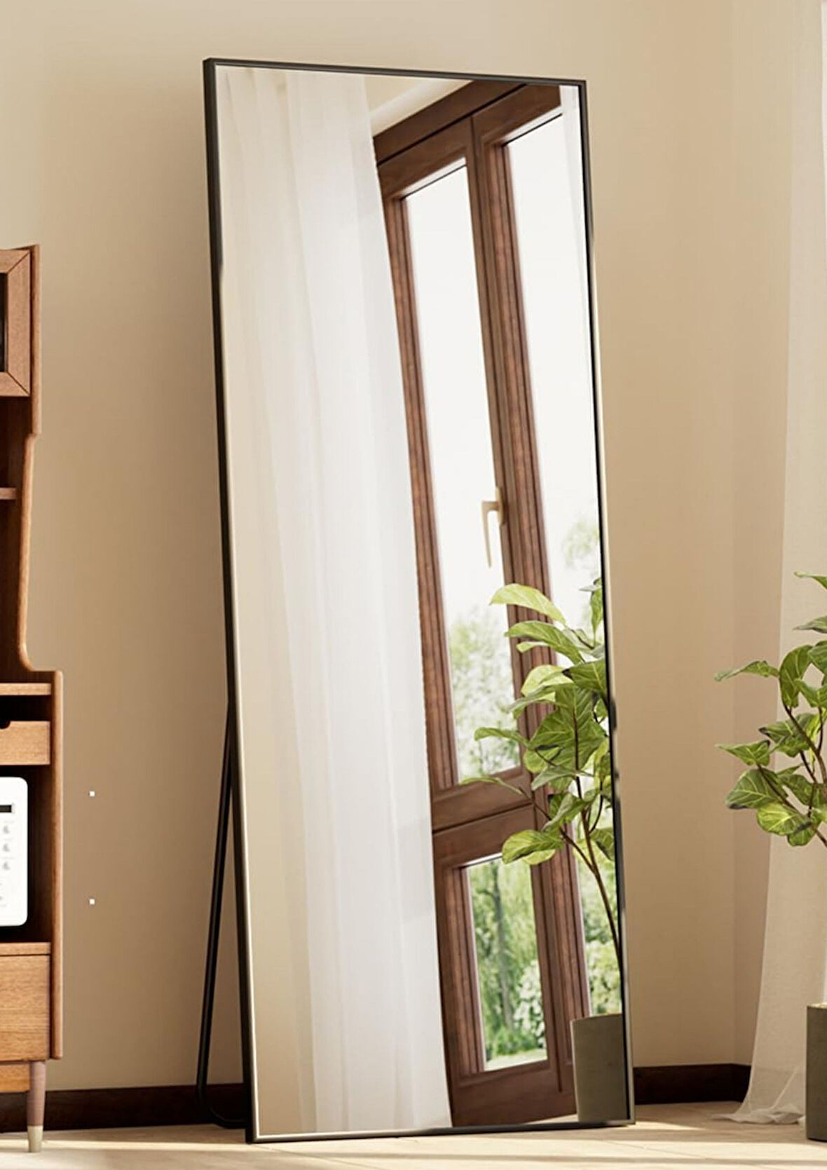 İva 140x55 Ayaklı, Asılı veya Duvara Yaslı, Yer Aynaları,Oturma Odası, Yatak Odası, Giyinme Odası