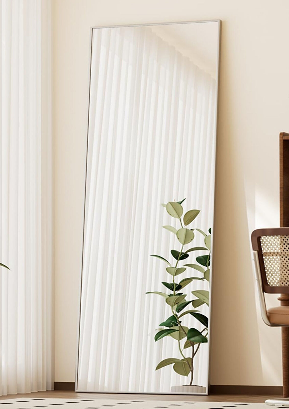 İva 162x55 Ayaklı, Asılı veya Duvara Yaslı, Yer Aynaları,Oturma Odası, Yatak Odası, Giyinme Odası