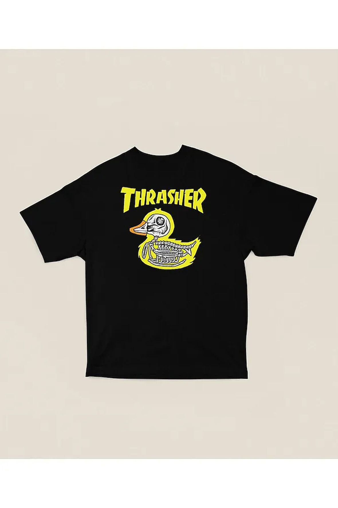 Thrasher Ördek Baskılı Unisex Oversize Tişört