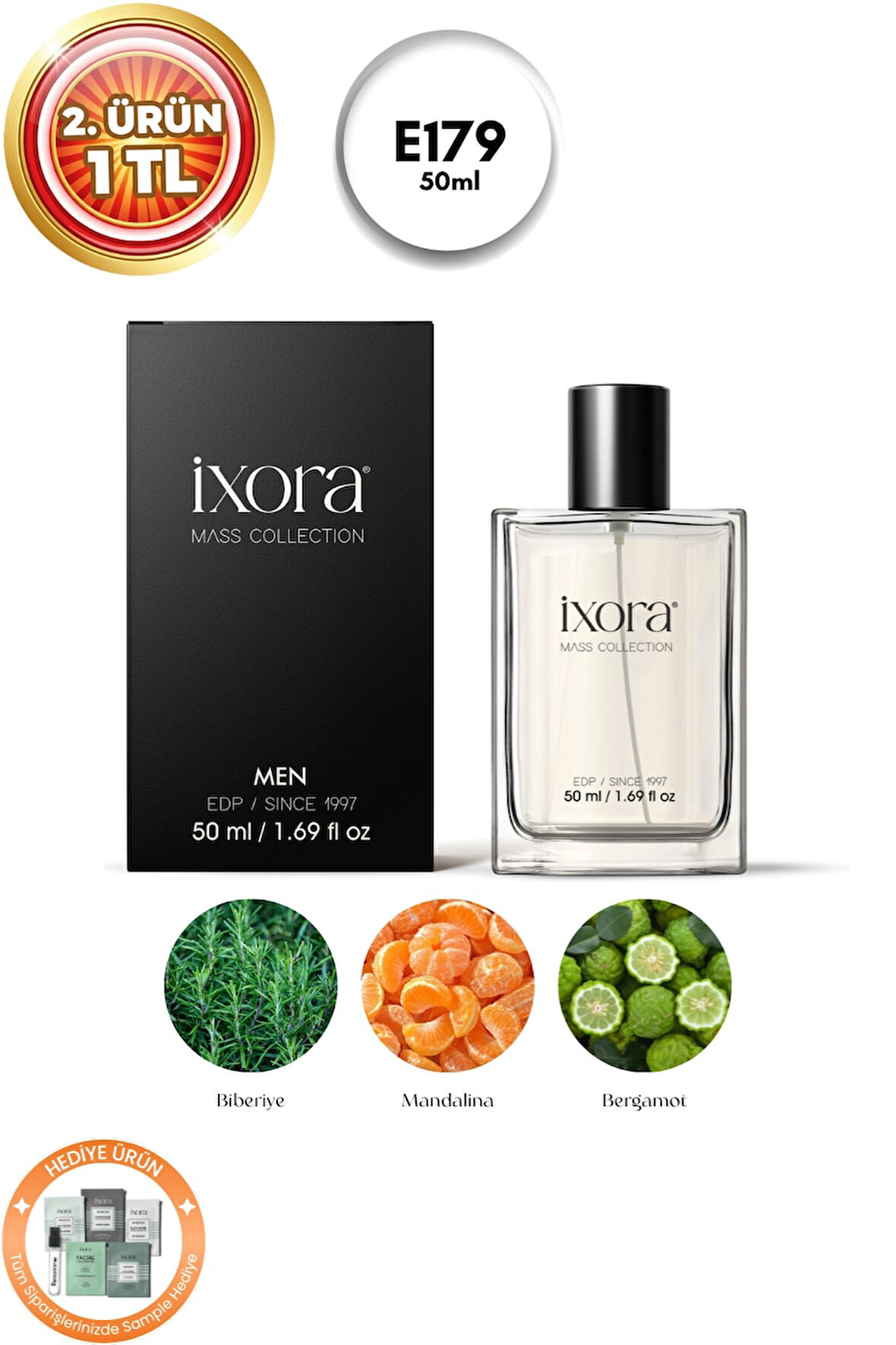 Ixora E179 Forceful Erkek Parfüm 50 ml