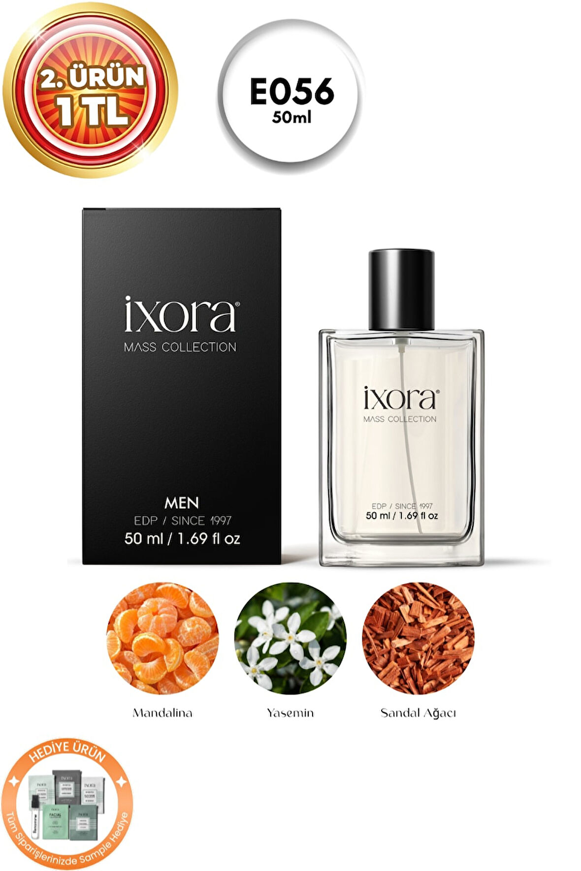 Ixora E056 Intel Erkek Parfüm 50 ml