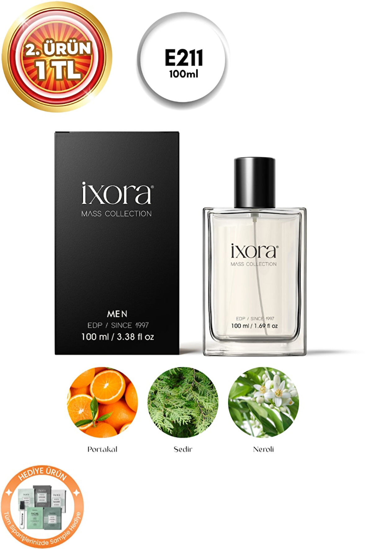 Ixora E211 Sport Ricardo Veron Erkek Parfüm Edp 100 ml