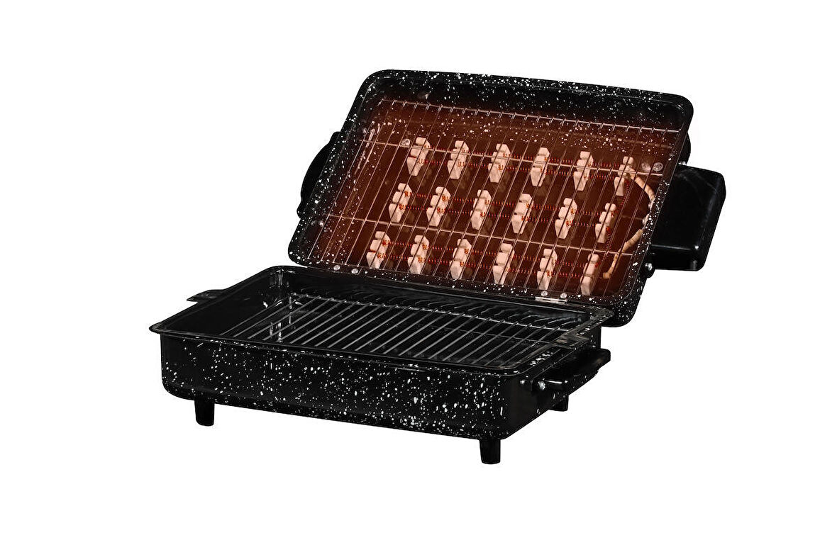 Anello Gelincik Elektrikli Izgara Tel Rezistanslı Barbekü 34 x 24 x 19 cm